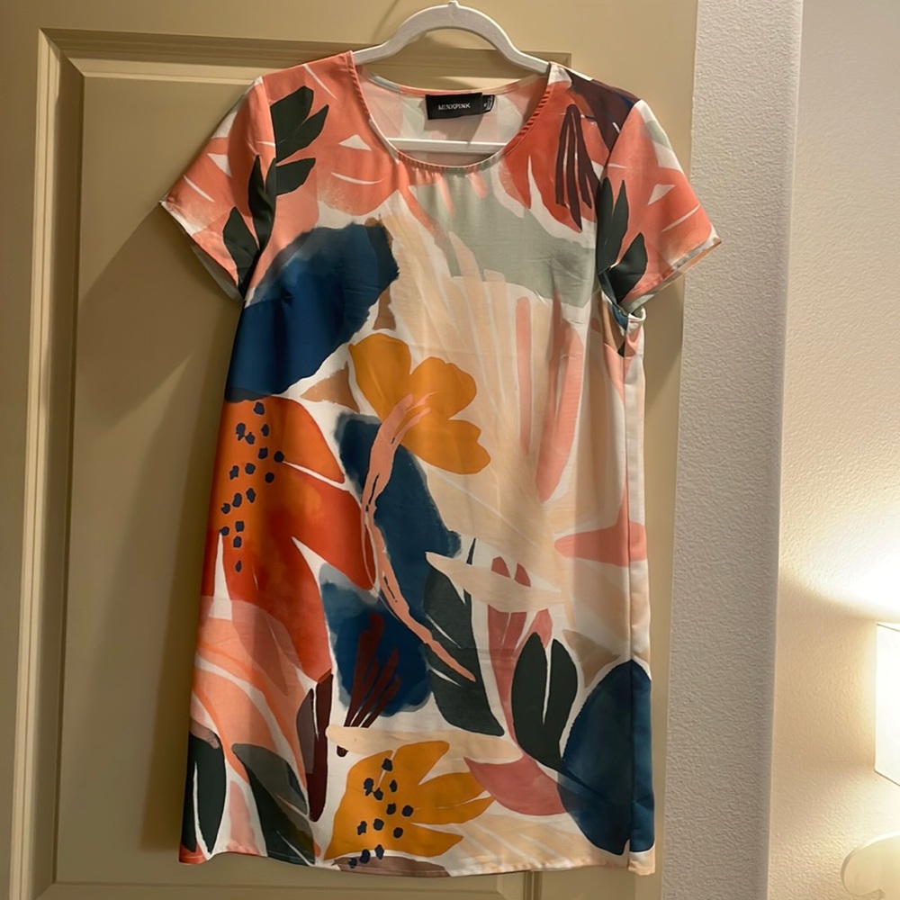 Womens mink pink dress size XS
